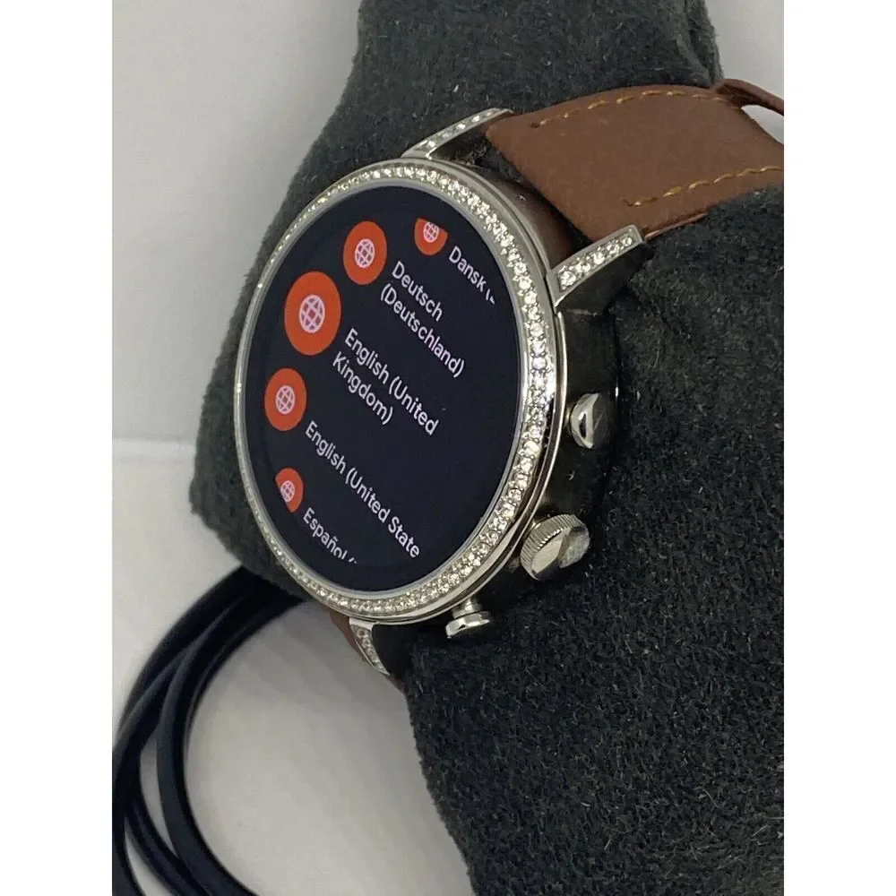Fossil Gen 4 Authentic Digital Dial Smart Watch Custom Band FTW6013 AB524